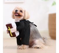 Costume Cosplay pour Chien - Costume De Prêtre Cosplay Mignon pour Animal,Vêtement d'Événement pour Rassemblement,Événements Et