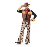Costume - Costume de cow-boy - Multicolore - Polyester - Accessoires inclus S