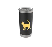Costume côté chat Gobelet isotherme en acier inoxydable double paroi