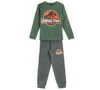 Costume Coton Brushed 2 Pièces Jurassic Park Vert Foncé - 5 Âge Mâle Cerdà