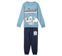 Costume Coton Brushed Sonic Vert Foncé - 10 Âge Mâle Cerdà