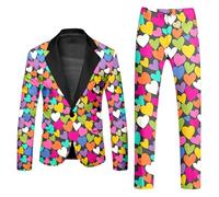 Costume Couleur Unie Costumes Grande Taille Blazers Oversize Ensembles Cérémonie Mariage Vestes Blazer Formel Un Bouton pour Réunion Affaires