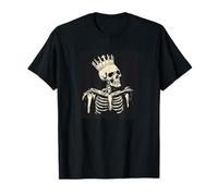 Costume couronné et osseux pour un trône méchant T-Shirt