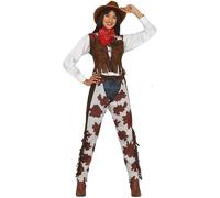 Costume Cow-Boy Pour Les Femmes Multicolore
