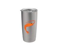 Costume crevette crevette Gobelet isotherme en acier inoxydable double paroi