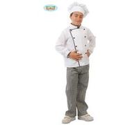 Costume cuisinier enfant 10/12 ans Blanc G