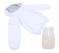 Costume D’apiculture Blanc en Tissu, Protection Complète, Pratique