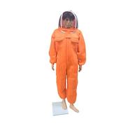 Costume d'abeille de qualité professionnelle, tissu en coton à Air 3D, vêtements de protection complets for culteur, équipement(Fencing Hat Orange,XL170)
