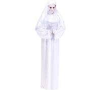 Costume D'Adulte De Nonne Effrayante Mère Supérieure Blanc Standard