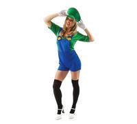 Costume D'Adulte De Super Plombière Pour Femme