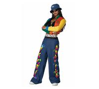 CALIFORNIA COSTUMES Déguisement hip hop années 90 femme - Multicolore - S (38/40)