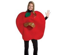 Costume D'Adulte Pomme Avec Ver