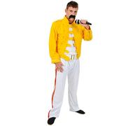 Costume D'Adulte Rock Star Jaune