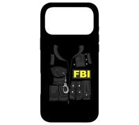 Costume d'agent fédéral du FBI pour Halloween Coque pour iPhone 17 Pro Max