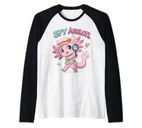 Costume d'agent Secret Amusant pour Fille - Rose Manche Raglan