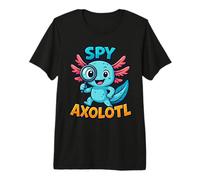 Costume d'agent Secret Kawaii Bleu pour garçon T-Shirt Haut de Gamme