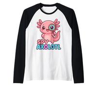 Costume d'agent Secret Kawaii pour Fille - Rose Manche Raglan