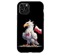 Costume d'aigle Blanc aux Couleurs polonaises pour Les Amateurs de Pologne Coque pour iPhone 11 Pro