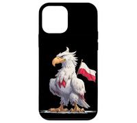 Costume d'aigle Blanc aux Couleurs polonaises pour Les Amateurs de Pologne Coque pour iPhone 12 Mini