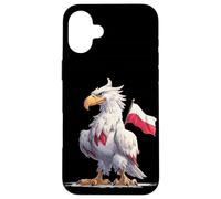 Costume d'aigle Blanc aux Couleurs polonaises pour Les Amateurs de Pologne Coque pour iPhone 16 Plus