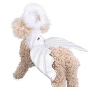Costume d'ailes d'ange pour chiens - Vêtements pour chiens pour Halloween, ensemble de costumes pour animaux de compagnie, ailes de fée légères pour chien, ensemble de costumes pour chiens, chats pour