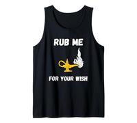Costume d'Aladin avec lampe de génie drôle Rub Me Wishes Débardeur