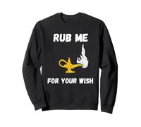 Costume d'Aladin avec lampe de génie drôle Rub Me Wishes Sweatshirt