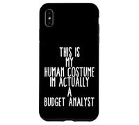 Costume d'analyste du Budget des Affaires Coque pour iPhone XS Max