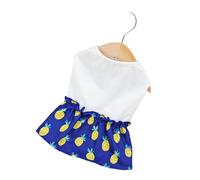Costume d'ananas pour fille - Robe de plage colorée pour chiot, chien et chat
