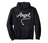 Costume d'ange Diable Ange vs Diable Ange et Diable Halloween Sweat à Capuche
