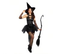 Costume d'ange noir/sorcière pour Halloween, déguisement de fête de bal Description du produitPréparez-vous pour Halloween avec ce superbe costume d'ange !Choisissez entre un look d'ange blanc pur ave