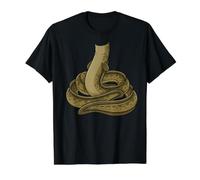 Costume d'anguille Halloween Créature Océan T-Shirt Graphique avec Valeur, Homme, Noir, M