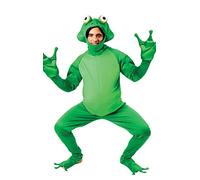 Costume dﾒanimal drôle, déguisement avec combinaison de grenouille verte unisexe XL