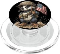 Costume d'animal Militaire pour Les Amateurs de Blaireau et de Look américain PopSockets PopGrip pour MagSafe