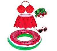 Costume d'animal pour Porche Été, Bikini avec Chapeau Et Lunettes pour Animaux, Décoration Élastique pour Allée Cour Arrière Balcon Extérieur