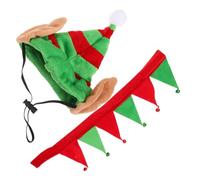 Costume d'animaux de Noël Ensemble de Costumes et coll pour Chiens pour Chiens de Vacances légers et Confortables pour Animaux de Compagnie pour Les fêtes et Les Moments mémorables