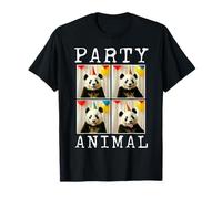 Costume d'anniversaire panda sur le thème des animaux pour garçons et filles T-Shirt