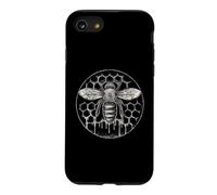 Costume d'apiculteur Fournitures apicoles Motif Rond en nid Coque pour iPhone SE (2020) / 7/8