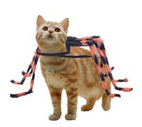 Costume d'araignée pour chien Tenue Halloween Réaliste Effrayante Ajustable