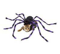 Costume d'araignée pour chiens - Tenue géante en fourrure pour animaux de compagnie | Accessoires de déguisement réglables pour Halloween - Costume de cosplay pour chiens et chats