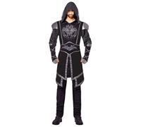 W WIDMANN MILANO Party Fashion - Costume sombre assassin, gothique, chevalier, Halloween