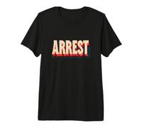 Costume d'arrestation Amusant pour garçons et Filles T-Shirt Haut de Gamme