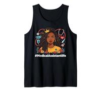 Costume d'assistante médicale Afro Femme Fière Histoire Noire Débardeur