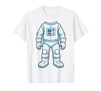 Costume d'astronaute Exploration Spatiale Mission Science Uniforme T-Shirt