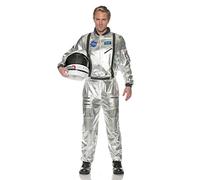 Costume D'astronaute Homme Argent XXL