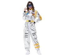 Costume d'astronaute unisexe pour adulte - Combinaison intégrale pour carnaval, spectacles sur scène, costume d'explorateur spatial avec aspect réaliste, fêtes à thème, cosplay, événements et jeux de