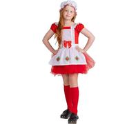 Costume De Ballerine Fraise Rouge Pour Filles