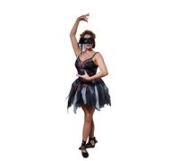 Rubies 810989L Déguisement Officiel de Ballerine des Morts pour Halloween, Costume de Zombie pour Femme, Noir, Taille L