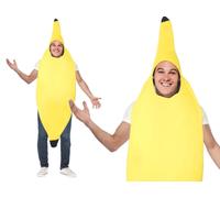 Costume De Banane Pour Adultes Comédie Soirée Entre Amis Unisexe Taille Unique