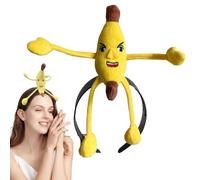Costume De Bande De Fruits Pour Les Adultes | Prépare À La Banane Jaune Comme Un Joli Couvre-chef Pour Le Cosplay Et Les Événements | Accessoires De Costumes Drôles Pour Les Fêtes, Séances Photo, Revê